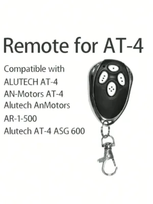 Llavero Abridor De Puerta De Garaje Inteligente, Control Remoto, 433MHZ, Para Alutech AT-4, AN-Motors AT-4, ASG1000, AR-1-500, ASL500, ASG600