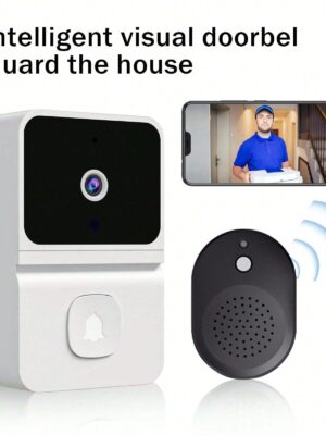 WIFI Video Doorbell Camera Wireless Night Vision Smart Home Security HD Door Bell Two Way Intercom Voice Change For Home