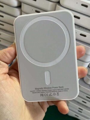 Magnetic Portable Phone Power Bank(With Lightning Interface), 5000mAh/10000mAh Magnetic Power Bank For MagSafe, Wireless Back Clip Battery Pack Compatible With IPhone...