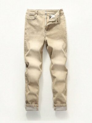 Tween Boy Slant Pocket Skinny Jeans