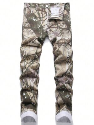 Tween Boy Graphic Print Jeans