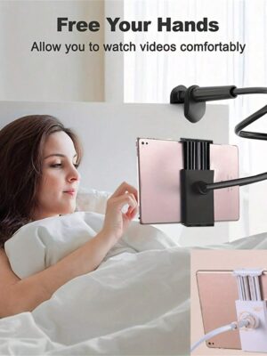 Mobile Phone Stand Table Holder Compatible With Xiaomi Compatible With IPhone Compatible With Ipad Slouchy Bracket Support Bedside Stable Not Falling