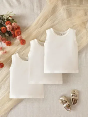 Baby Boy 3pcs Solid Tank Top