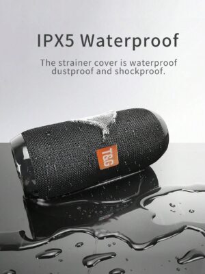 TG117 Outdoor Speaker Waterproof Portable Wireless Column Loudspeaker Box Support TF Card FM Radio Aux Input
