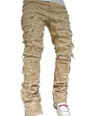 Tween Boy Ripped Frayed Skinny Jeans
