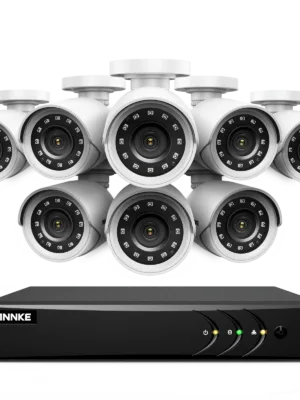 ANNKE 3K Lite Wired Security Camera System with AI Human/Vehicle Detection, H.265+ 8CH Surveillance DVR with 8 x 1080p HD Outdoor CCTV Camera, 100 ft Night Vision, Remote Access