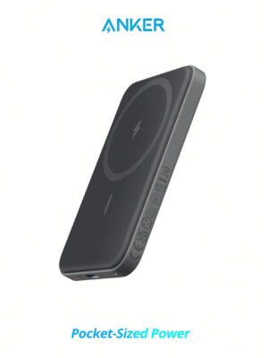 Anker 621 Magnetic Battery (MagGo), 5000mAh Magnetic Wireless Portable Charger With USB-C Cable, Only Compatible With IPhone 15/14/13/12 Series